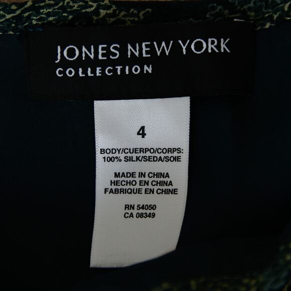Jones New York Blue Patterned Mini Skirt - Picture 2 of 4